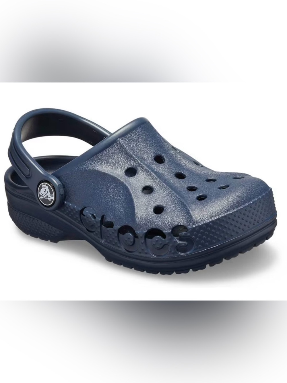CROCS Kids Navy Classic Clog Sandal size 3J-NWT